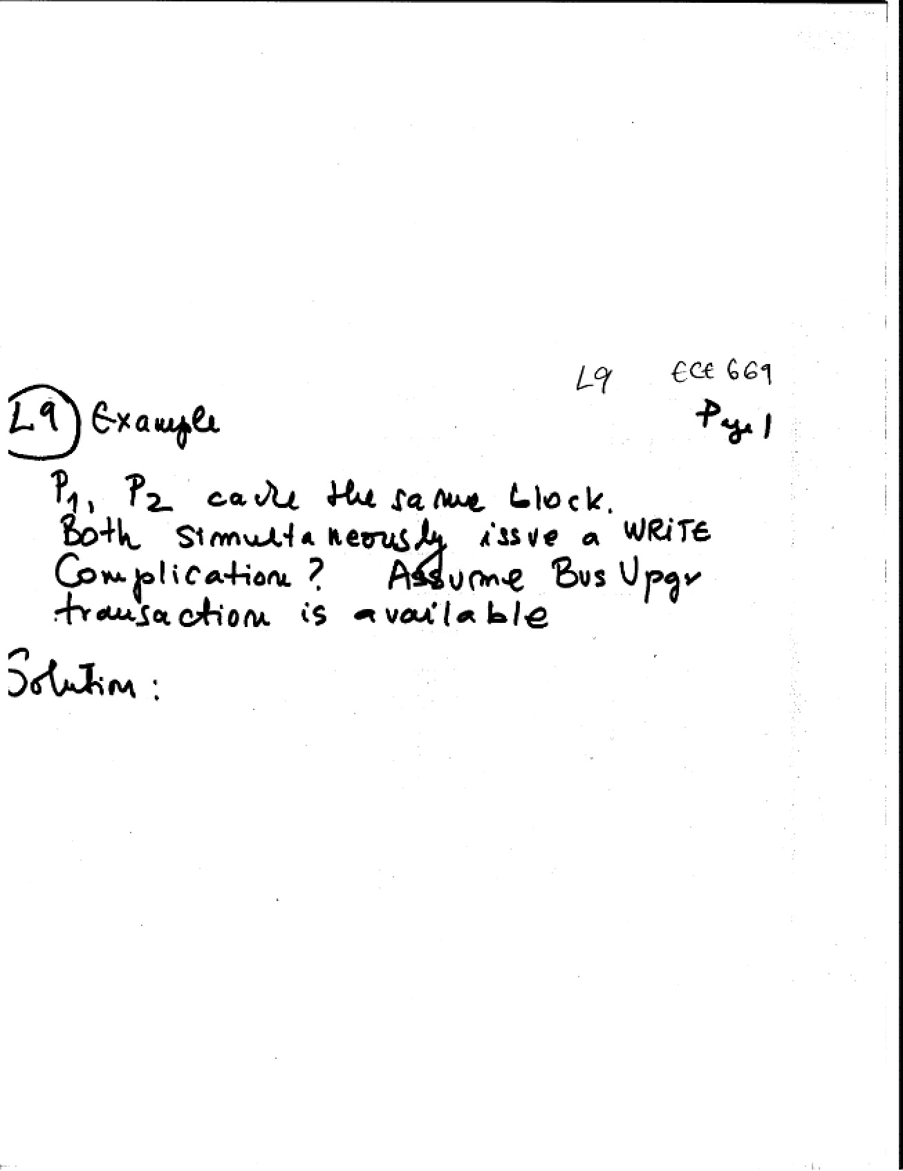 Lecture 9 Solution Example