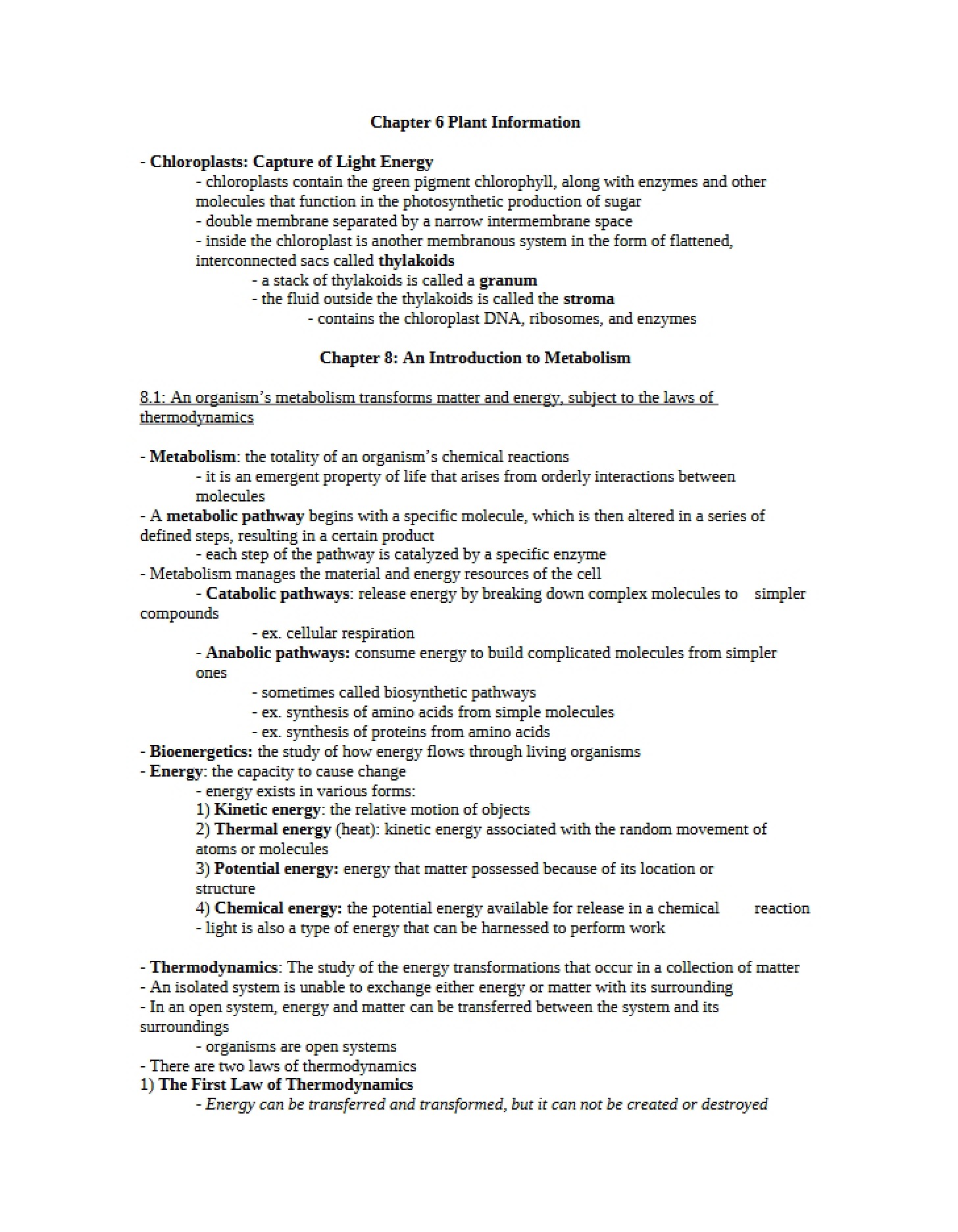Flora Information and Research (Ch 6)