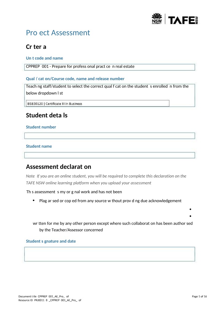 CPPREP4001 Assessment 6