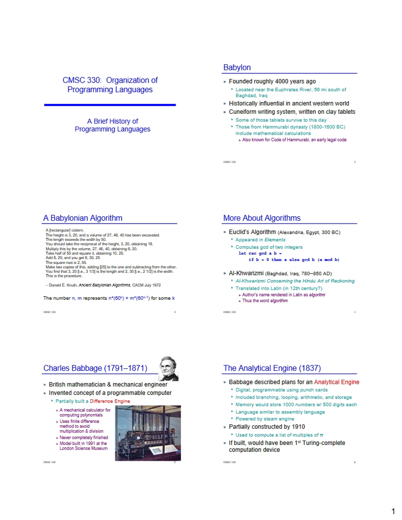 Programming Language History Overview