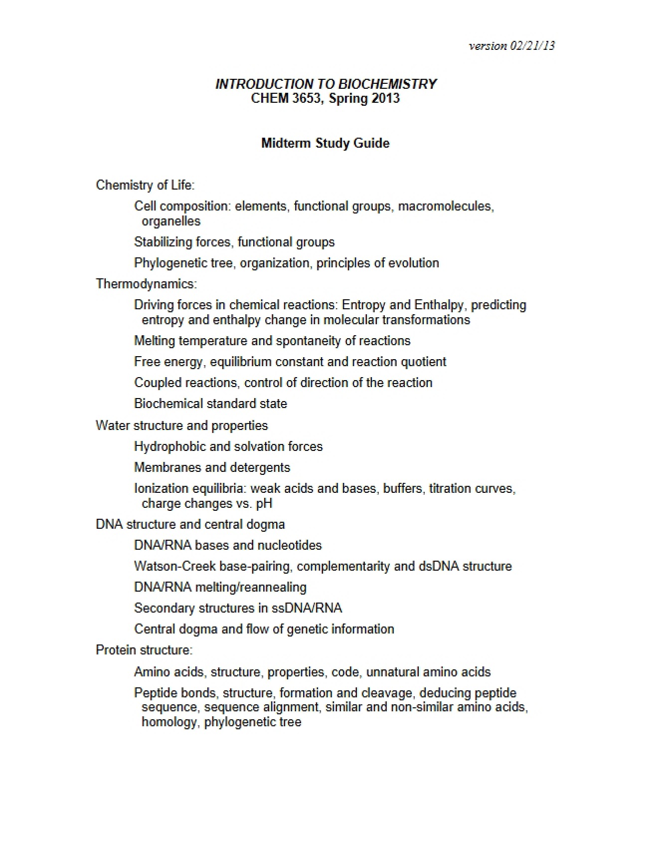 2013 Midterm Guide