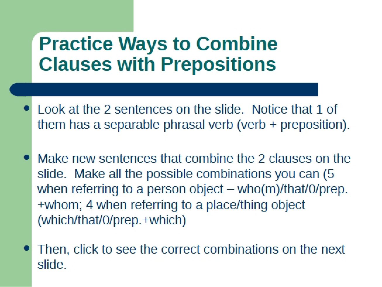 Adjective Clauses with Whose