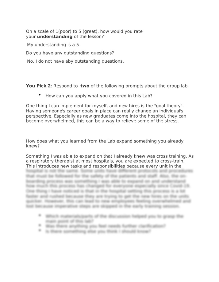 Chapter 9 Assignment