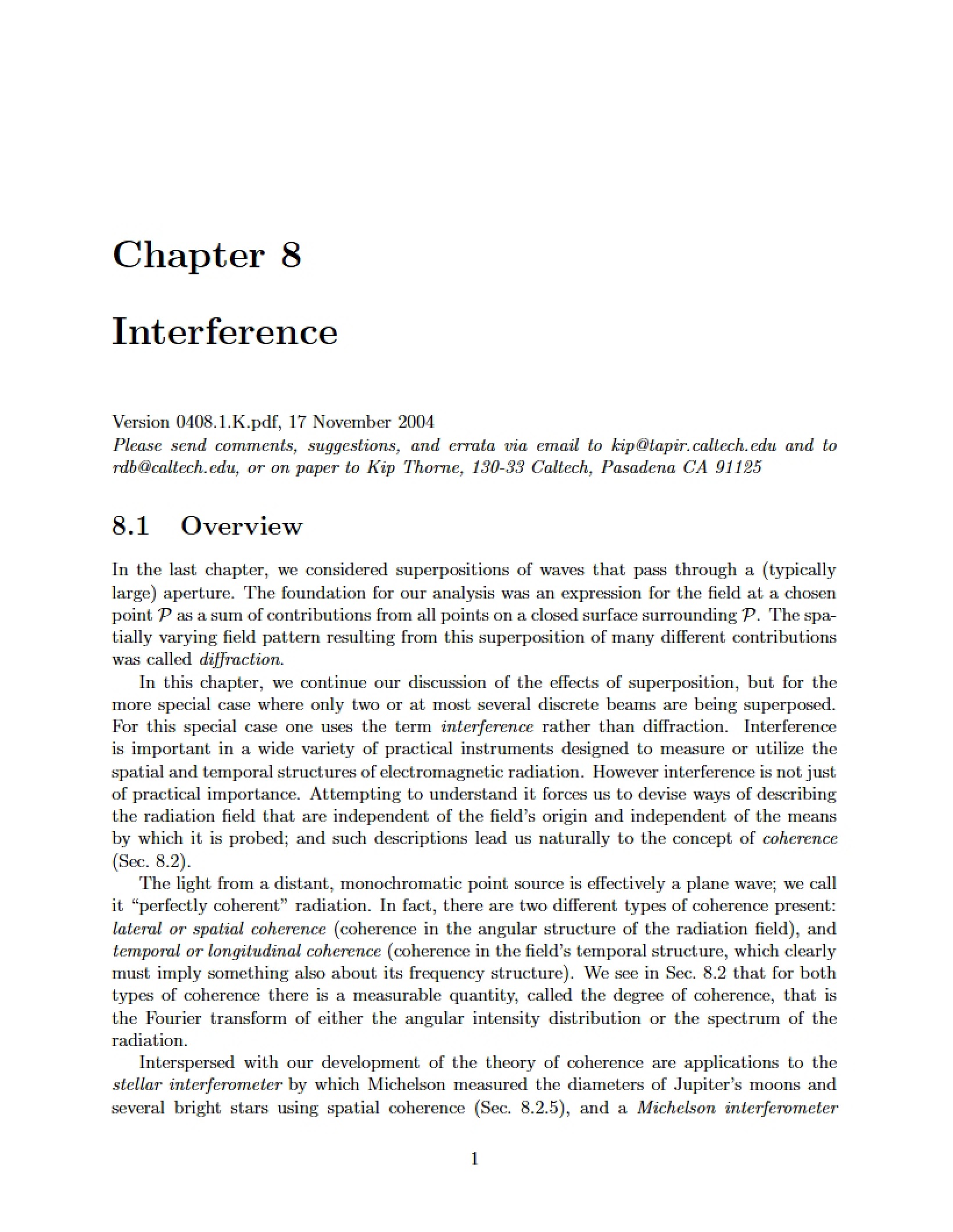 Wave Interference