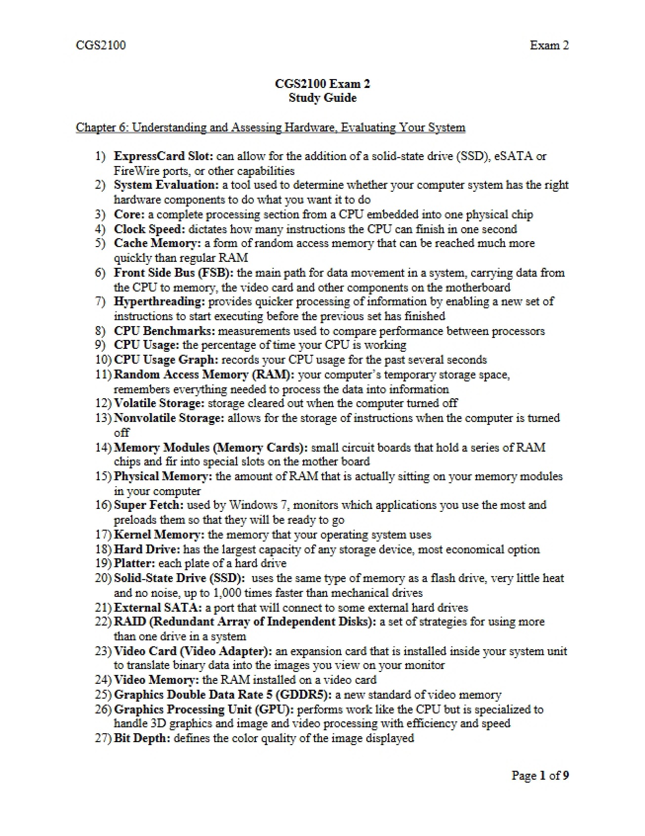 General Study Material