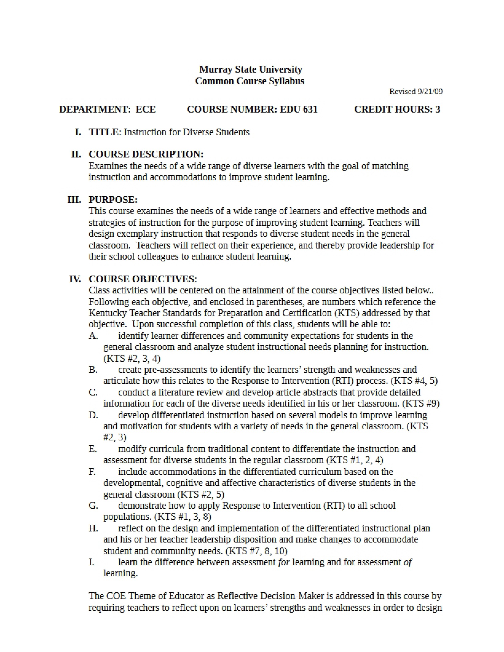 Syllabus