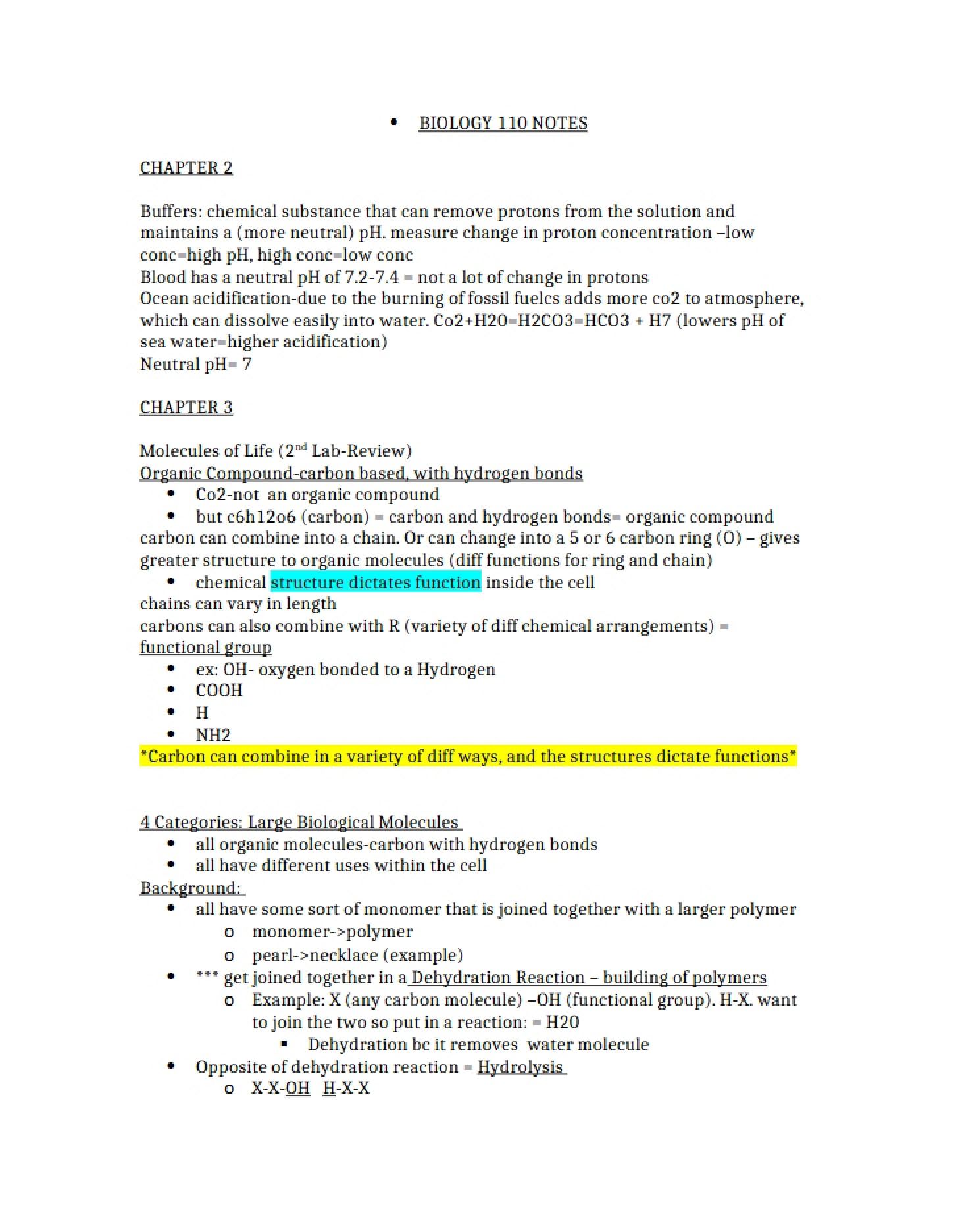 Course Notes