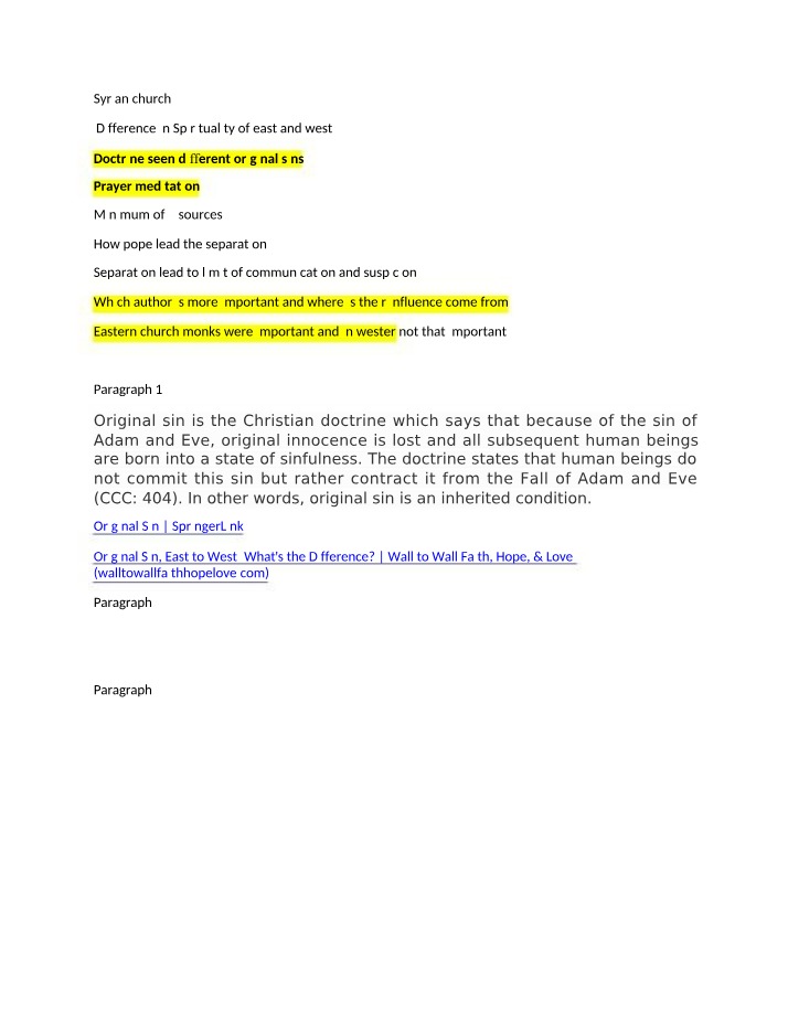 Outline - Essay 201
