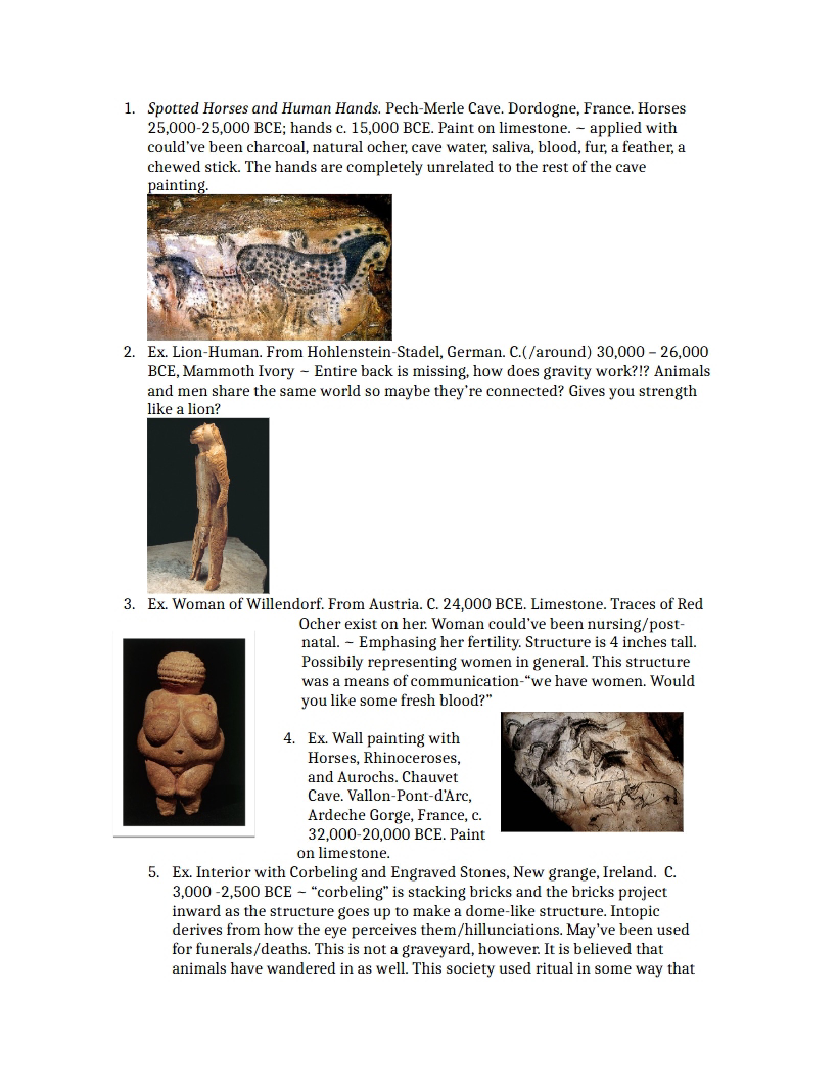 Study Guide for Survey Midterm