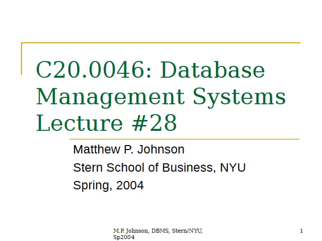 Data Handling Lecture Notes