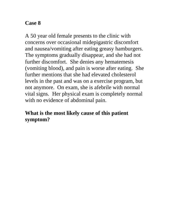 BMED 4310 Toxicology Case 8