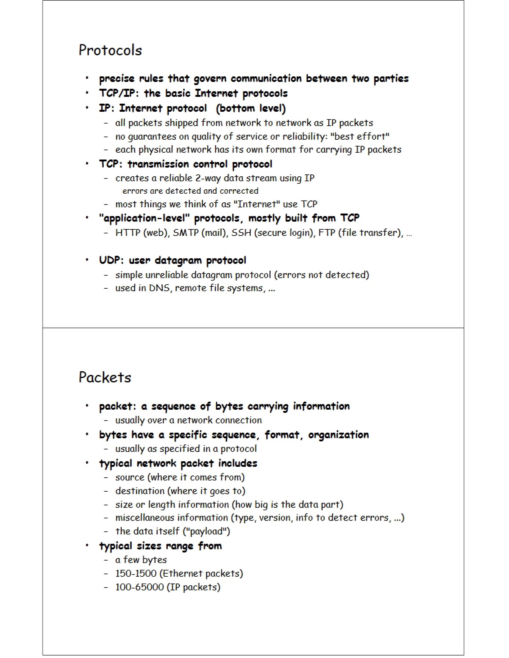 Protocols