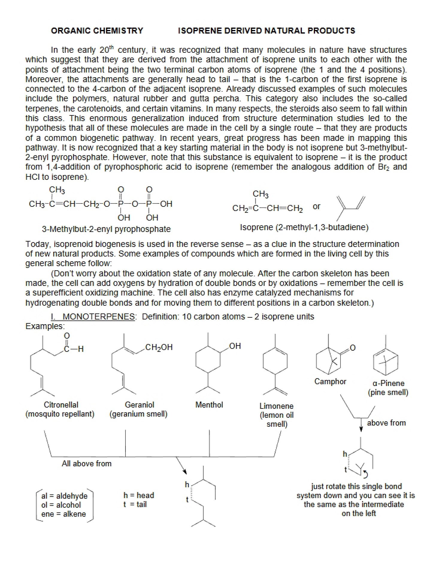 Chemistry of Organic Compounds