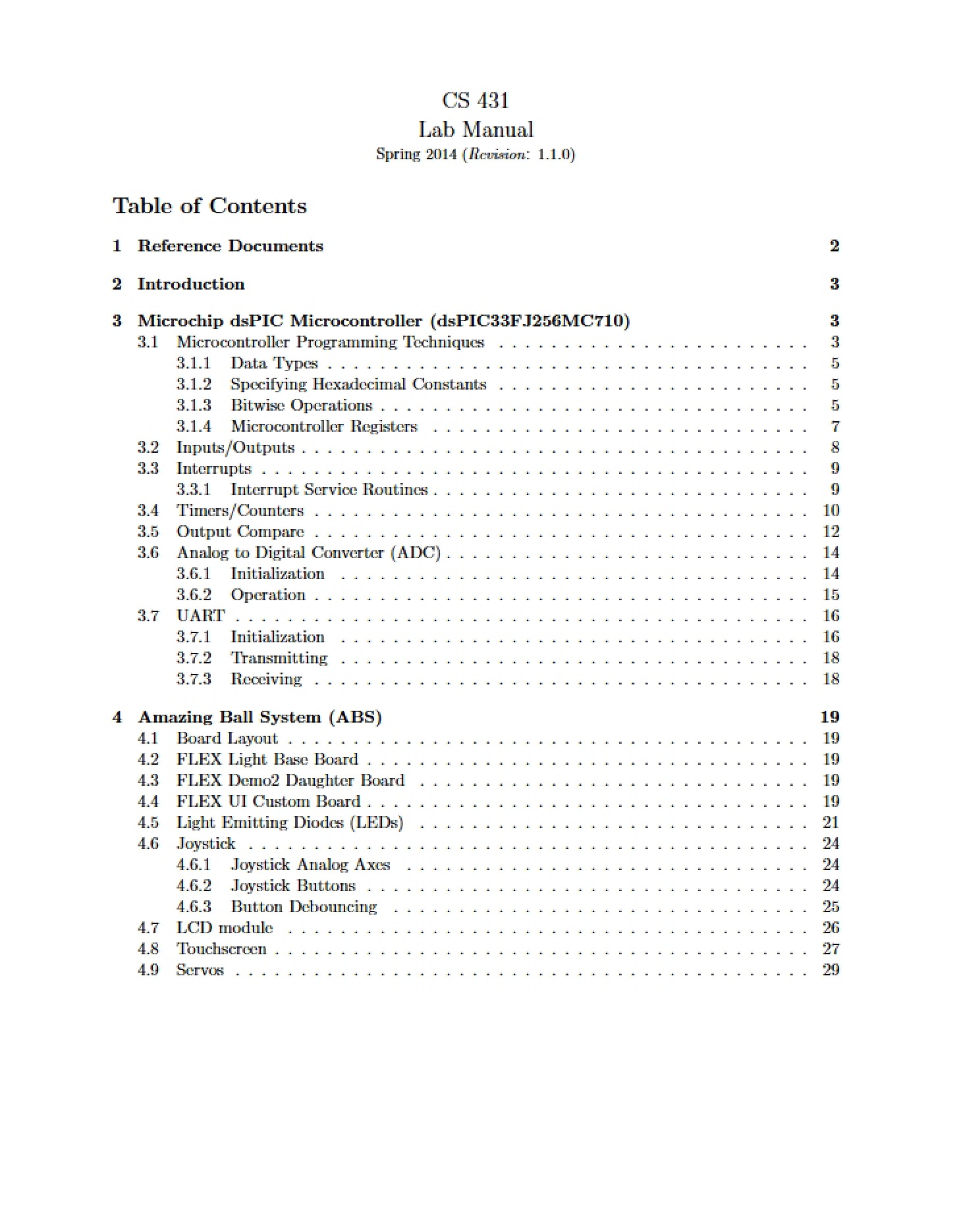 Manual for Lab