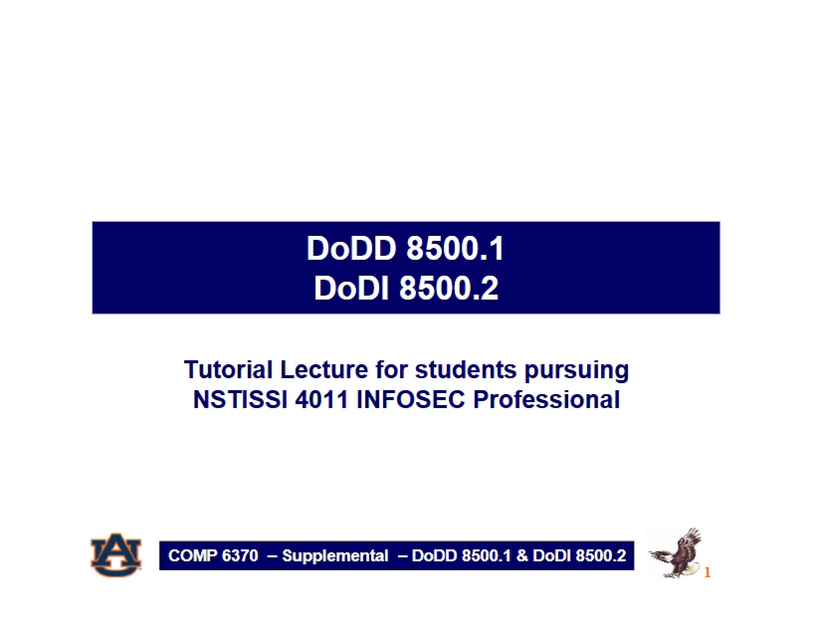 Supplemental Security Materials