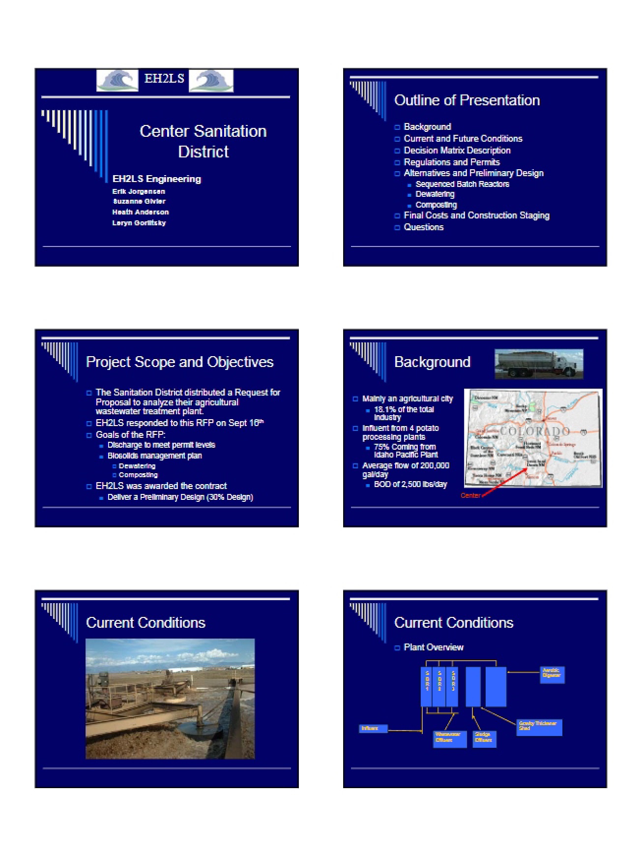 Overview of the Center Sanitation District