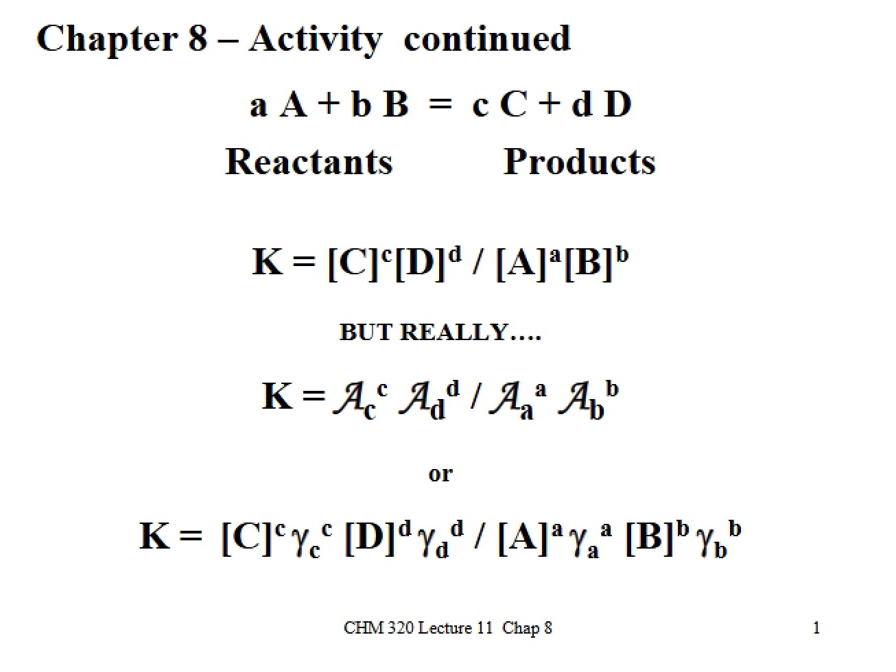 Class Lecture Materials