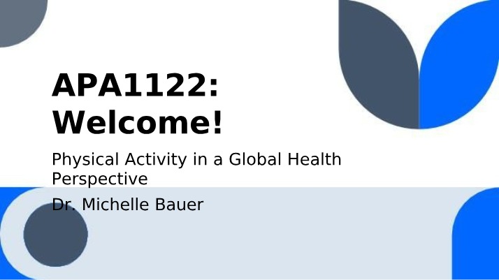 Determinants of Health - A Global Perspective