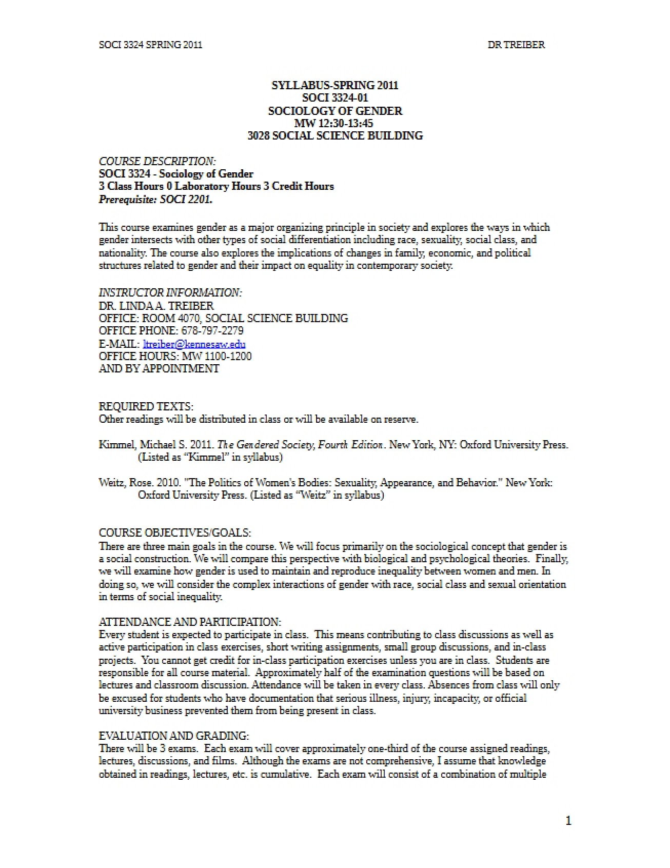 Religion and Society Syllabus