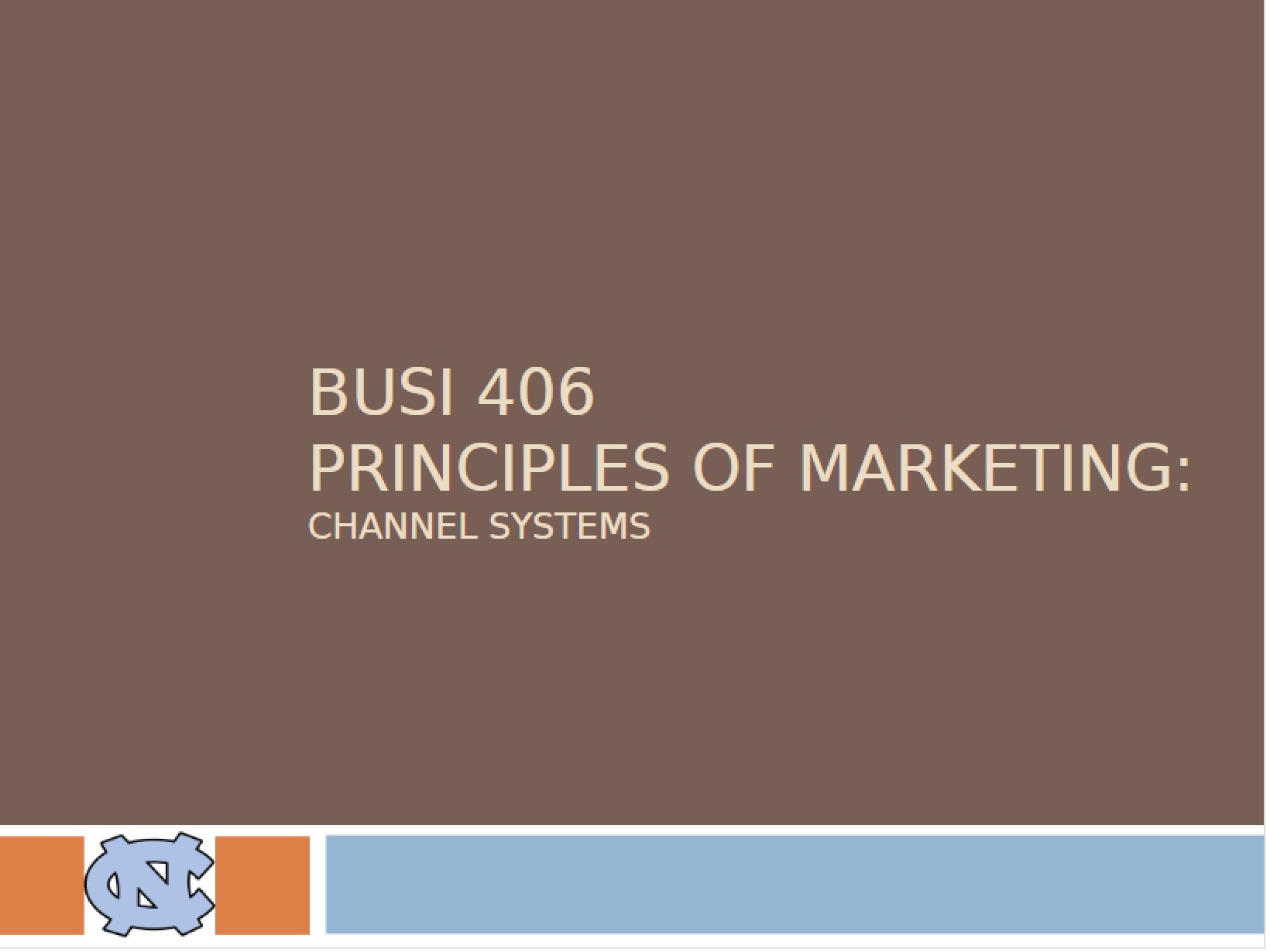 Marketing Chapter Eleven