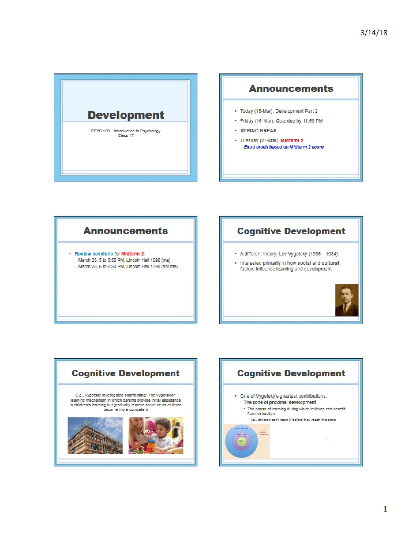 Developmental Psych