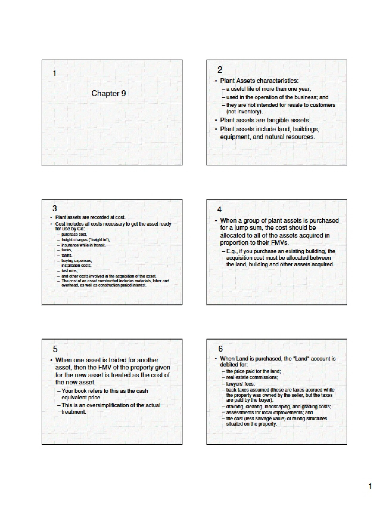 Financial Accounting Chapter 9