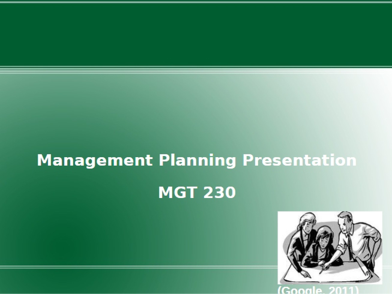 Management Planning Function