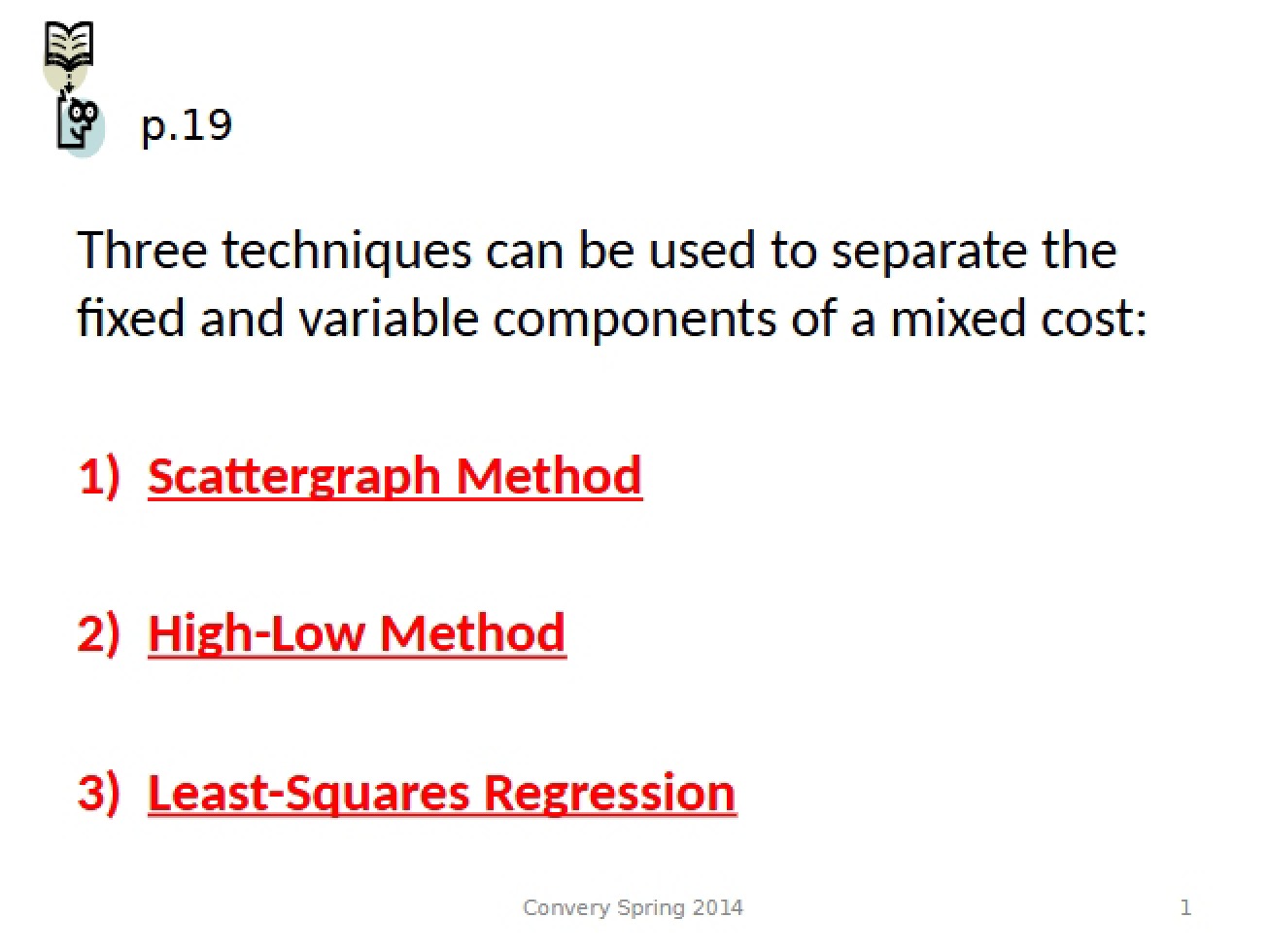 Notes for Jan 29, 2014