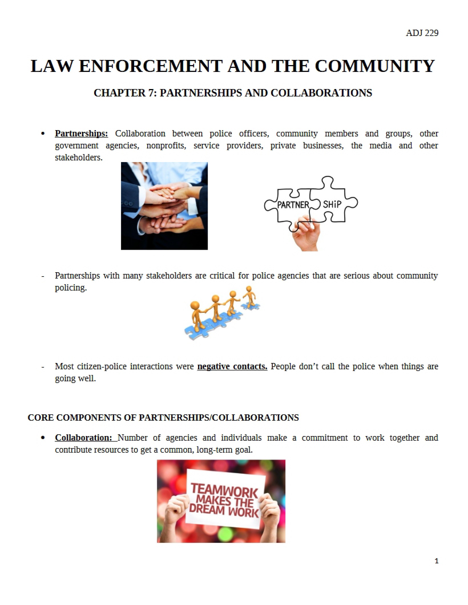 Collaborations and Partnerships Chapter 7