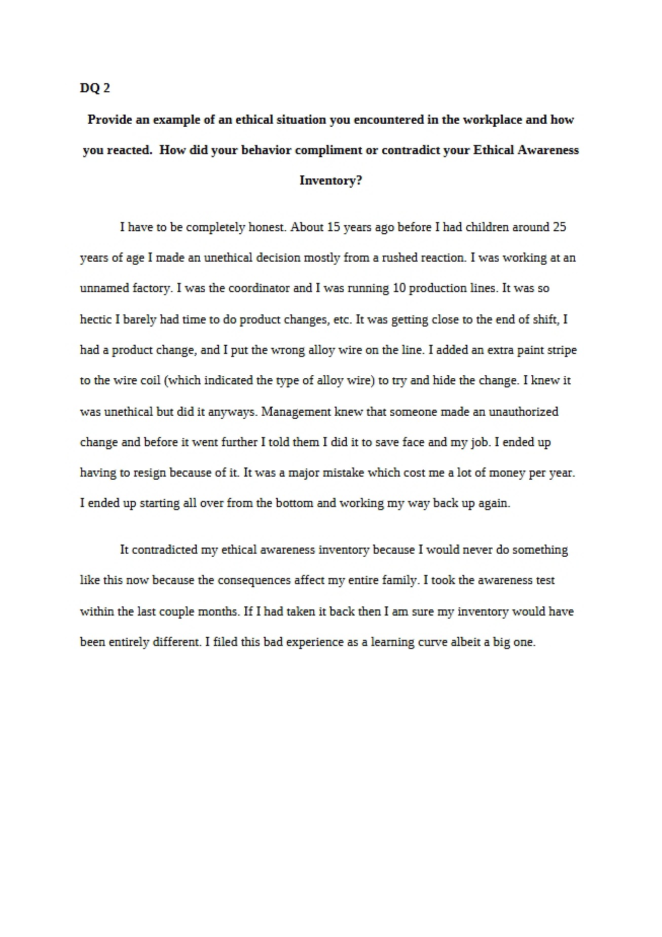 Formal Essay