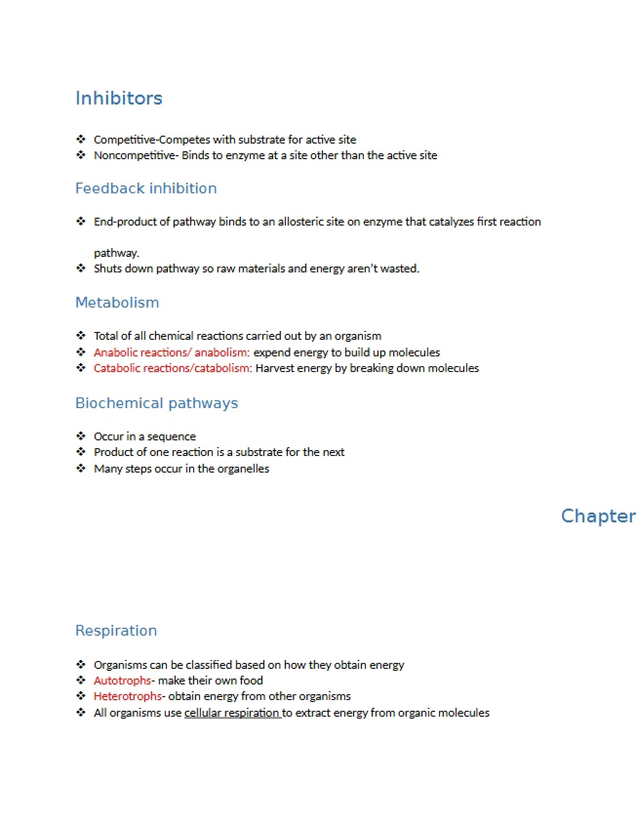 Notes for Chapters Seven and Eight