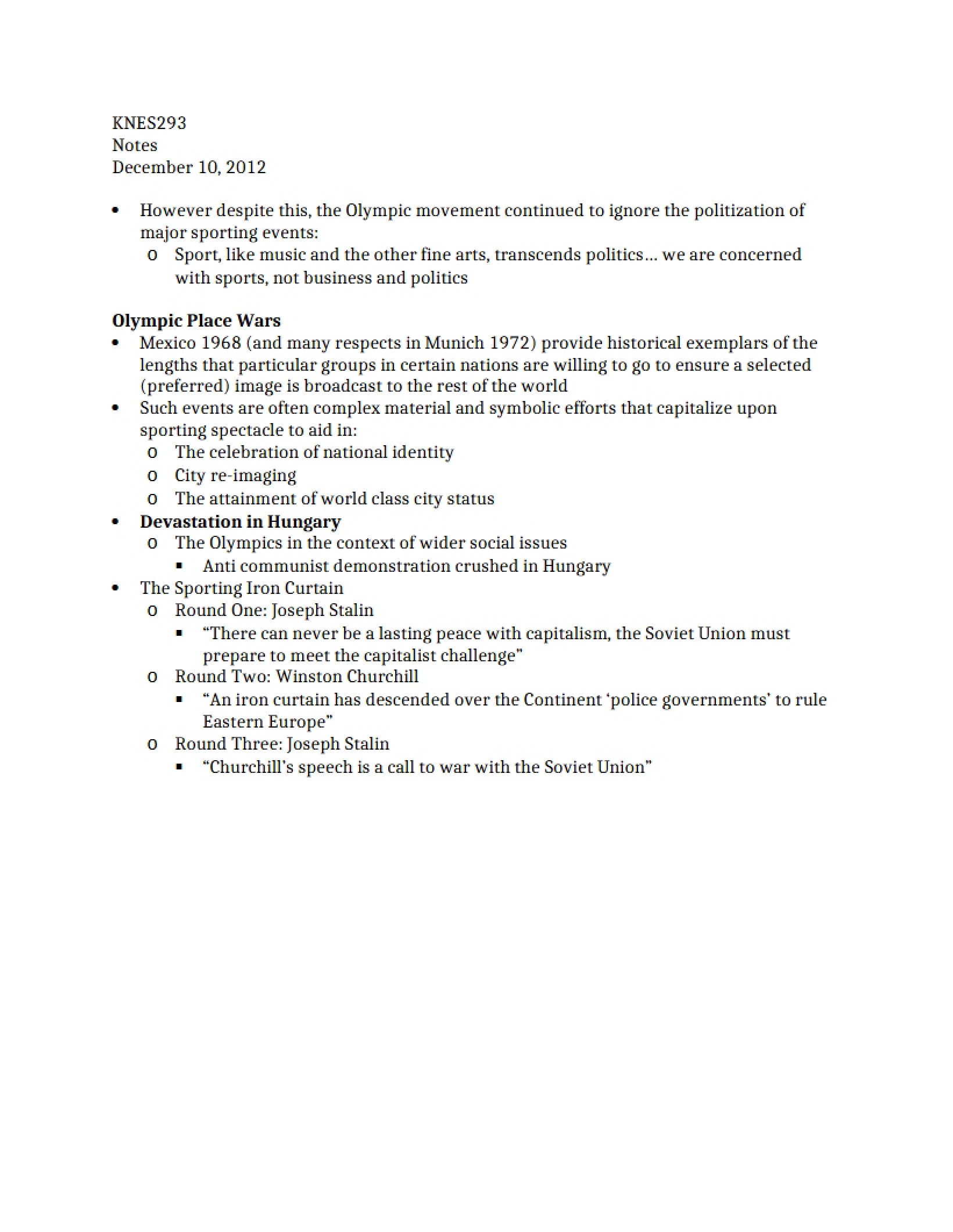 General Notes