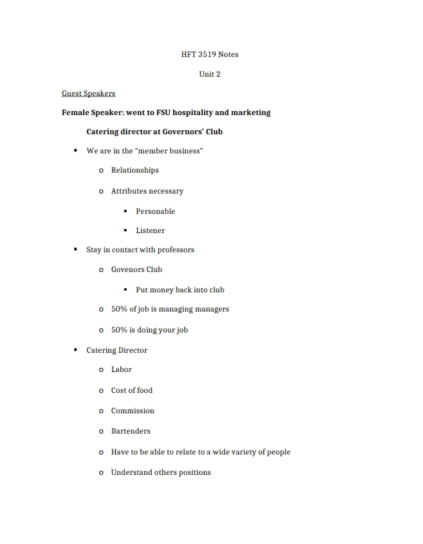 Second Module Overview