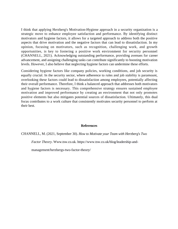 Response 2 - CJ333