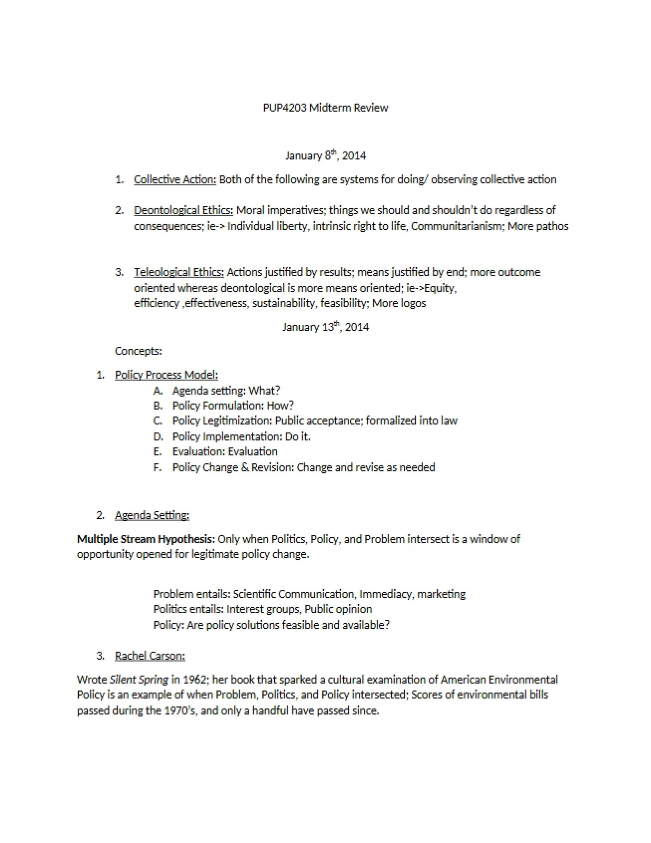 Midterm Review Guide