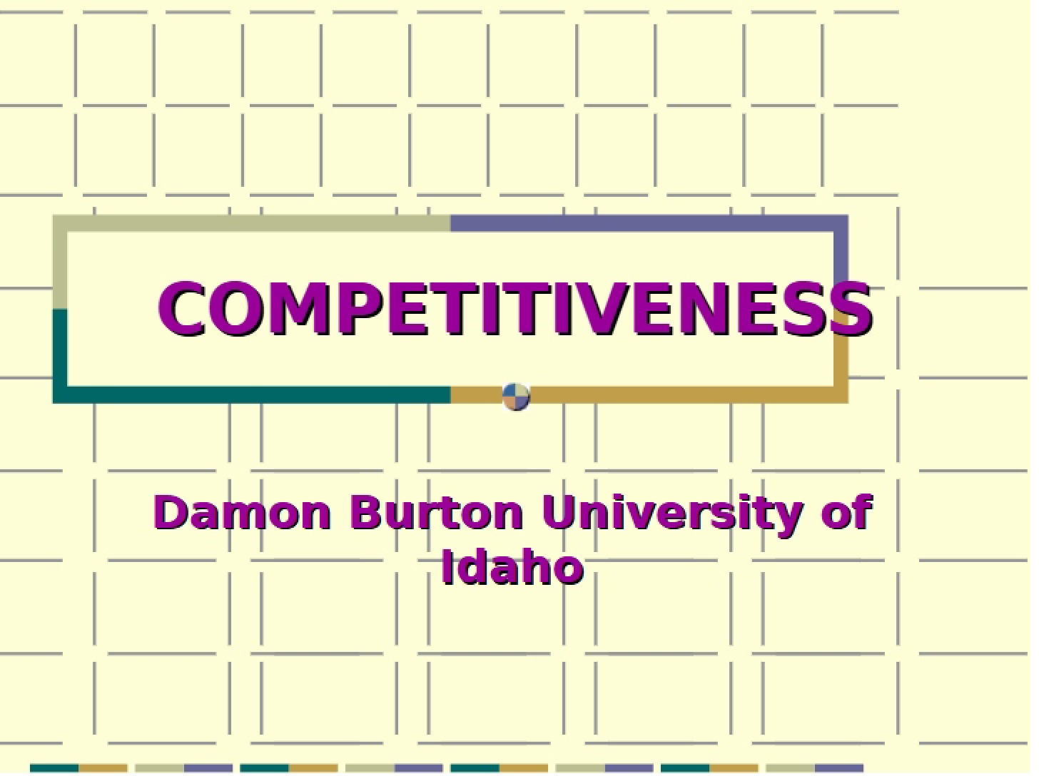 Nature of Competitiveness