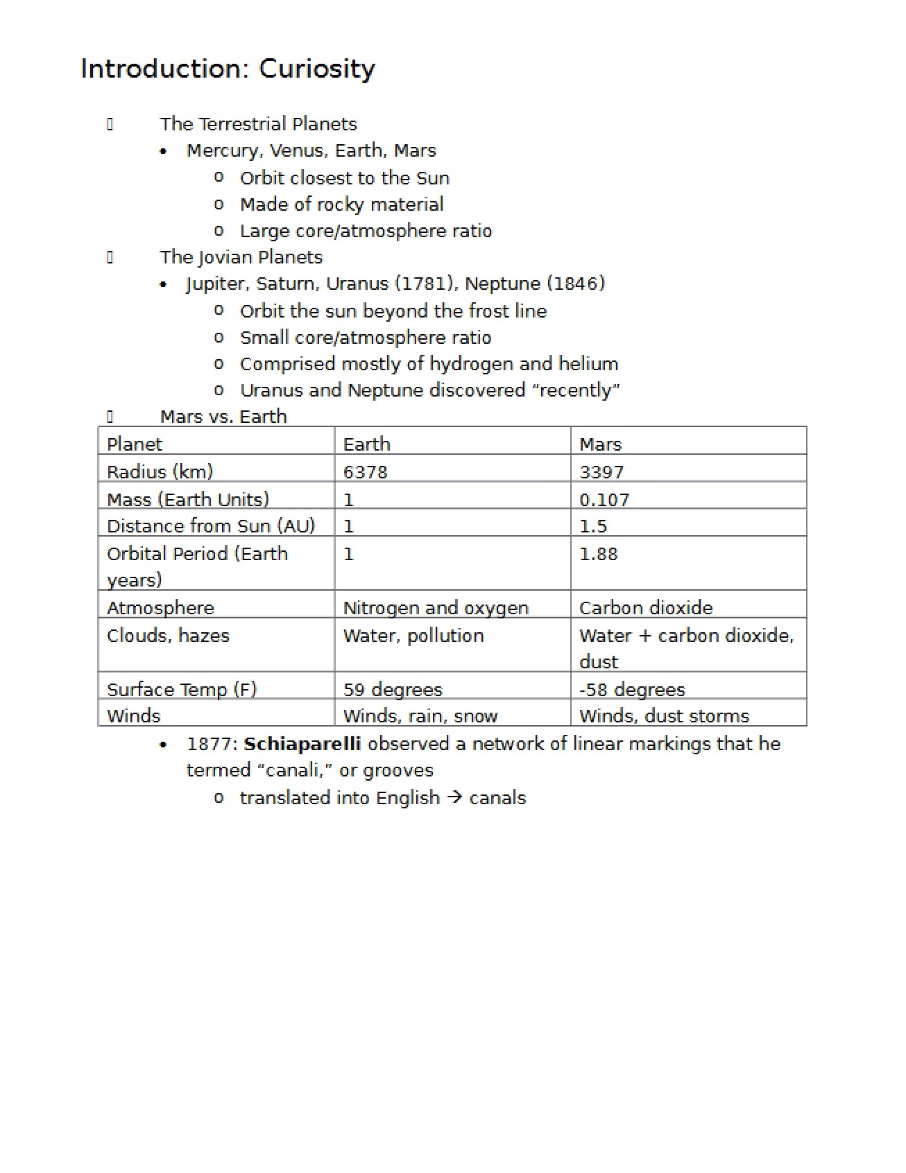 Lecture Notes for ASTR 1210