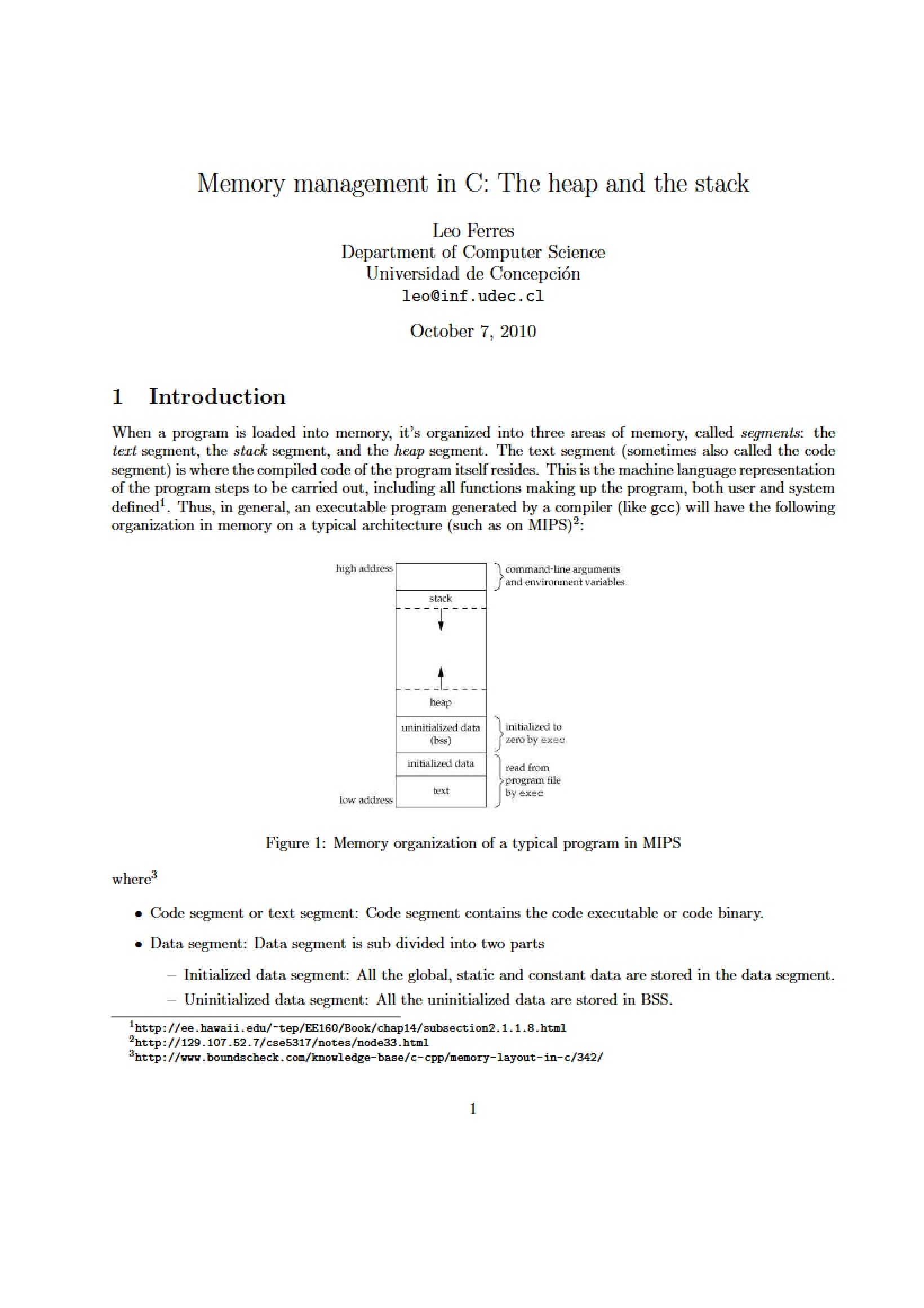 Stack and Heap - C Memory Management