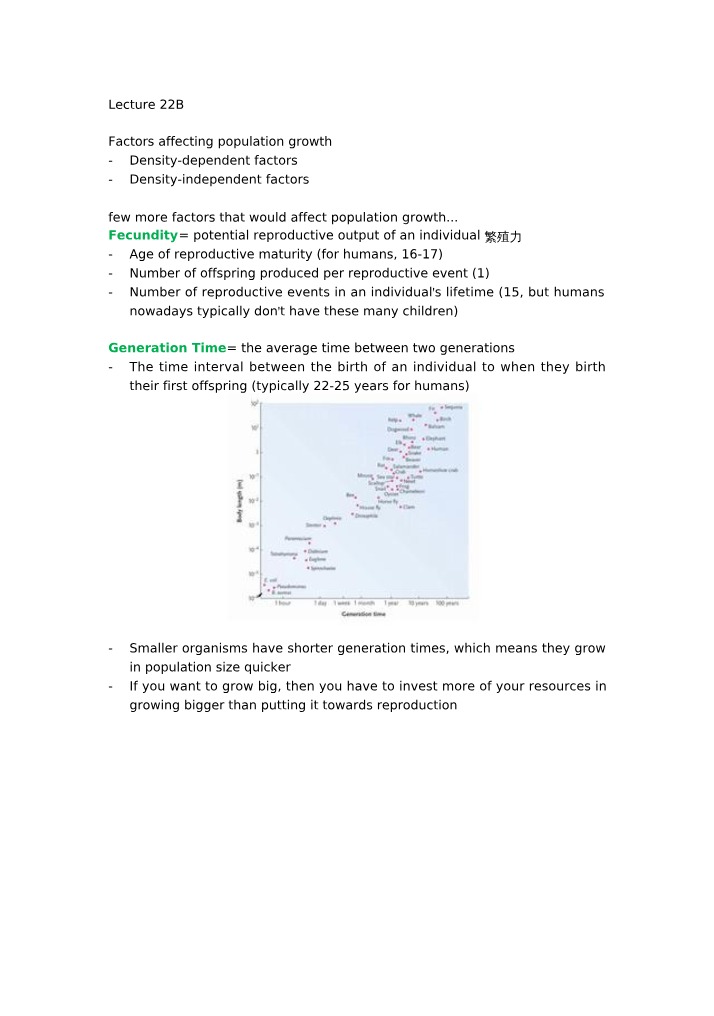 Lecture 22B Notes
