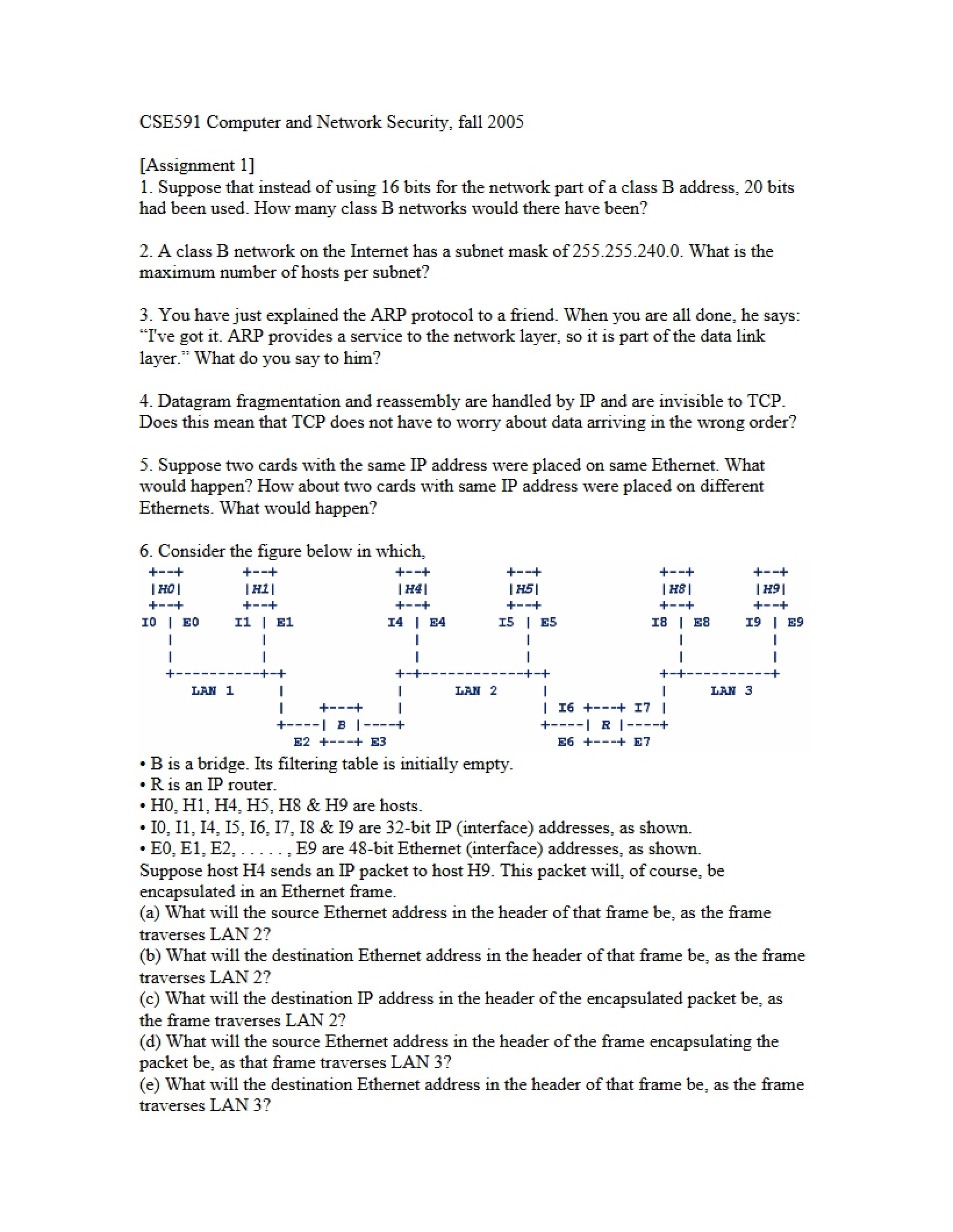 Machine Learning Assignment One