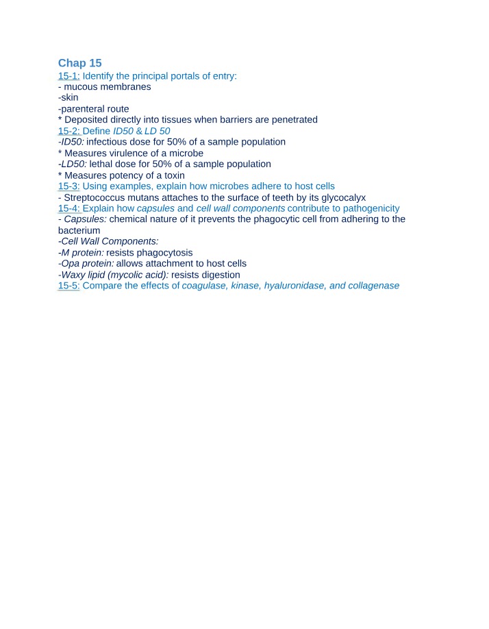 Microbial Pathogenicity and Immunity