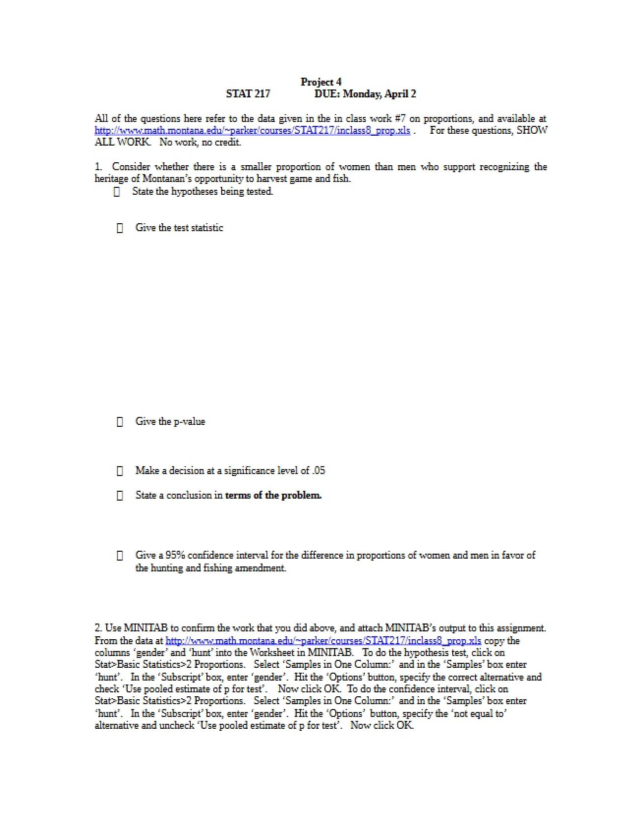 Project 4 for Stat 217