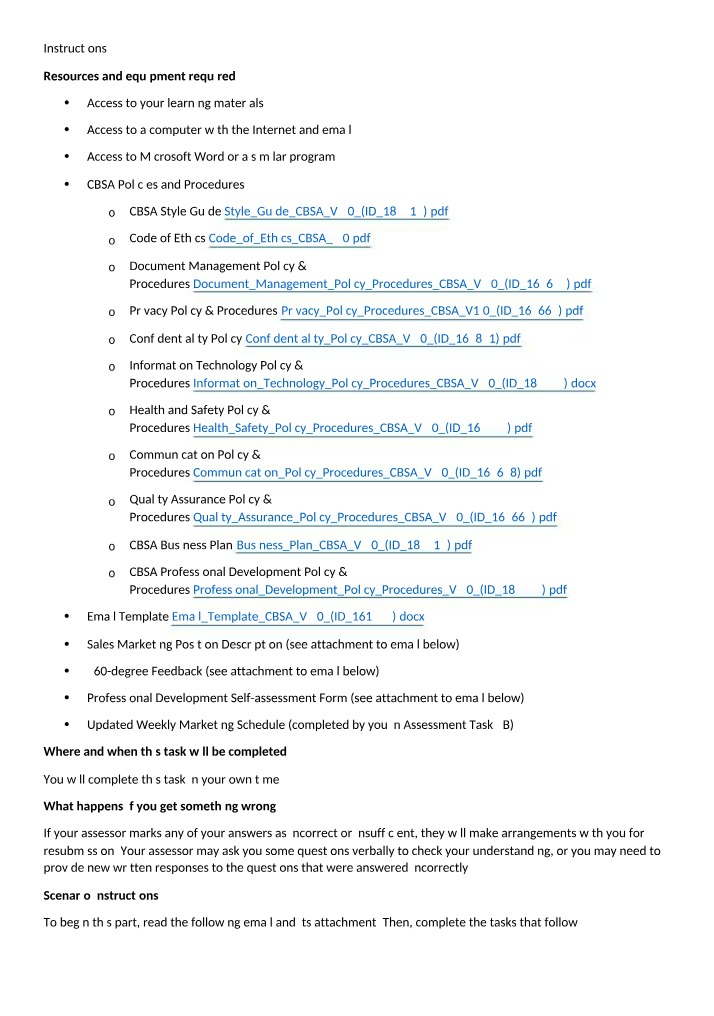 Self-Assessment Form and Performance Review Preparation