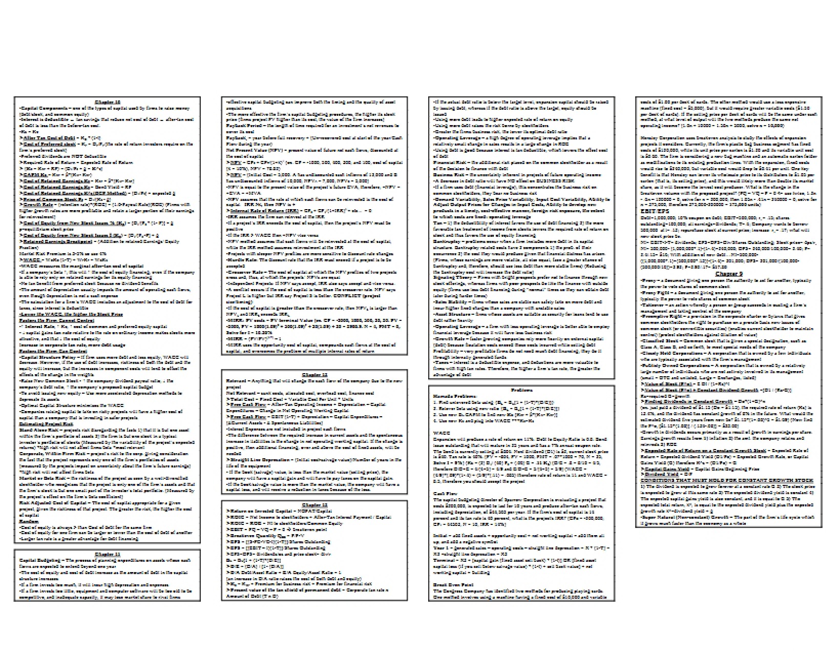 Finance Chapter 10