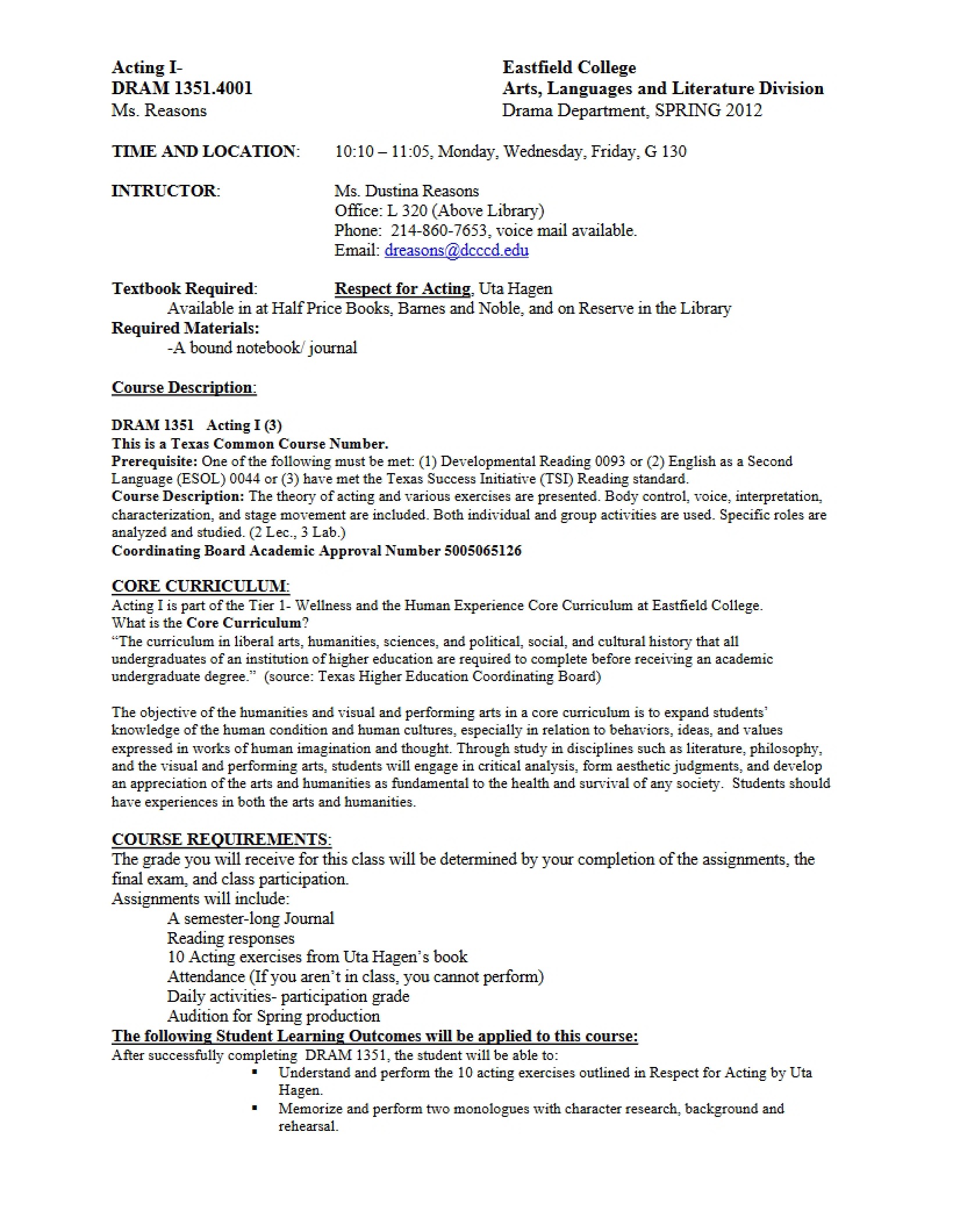 Syllabus