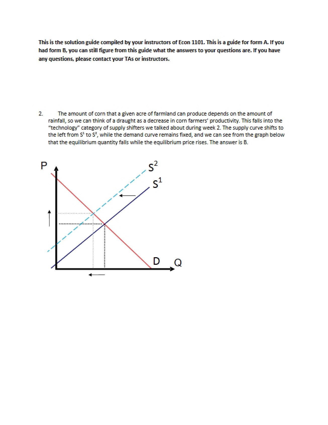 Preparation Guide for 2011 Midterm 1