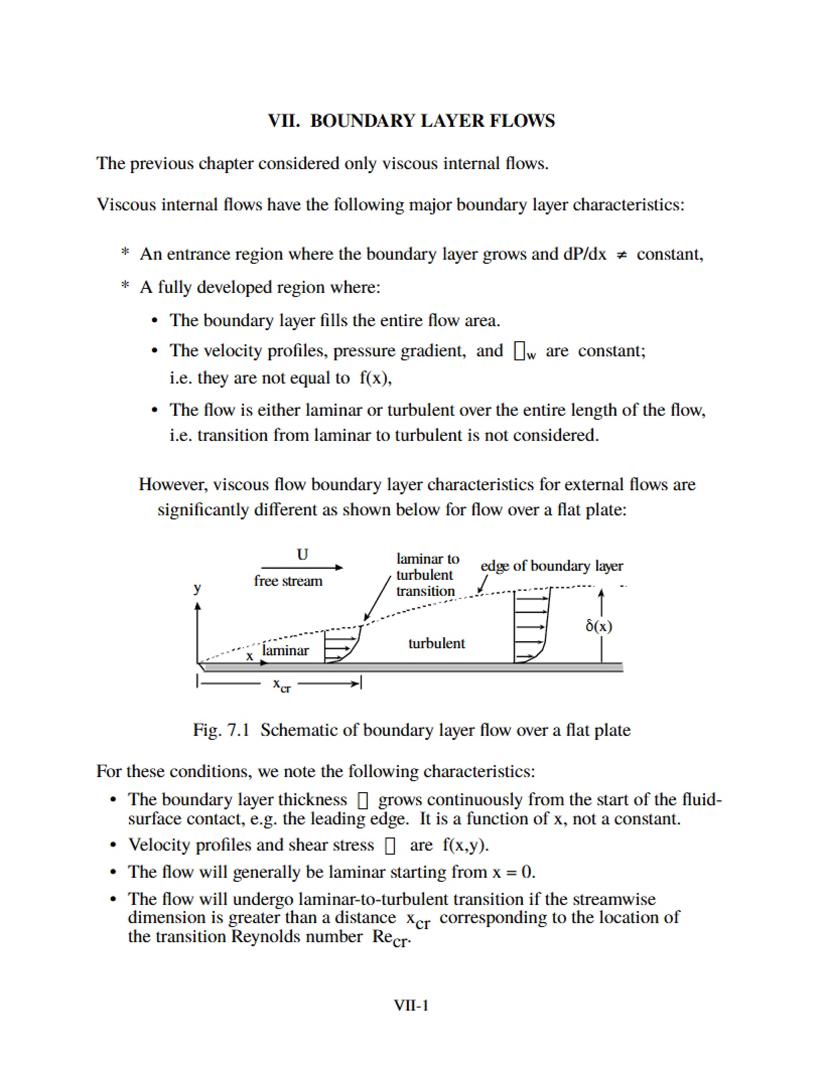Flows in Boundary Layers