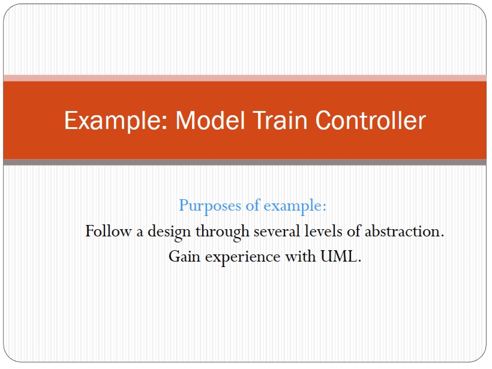 Controller for Model Train