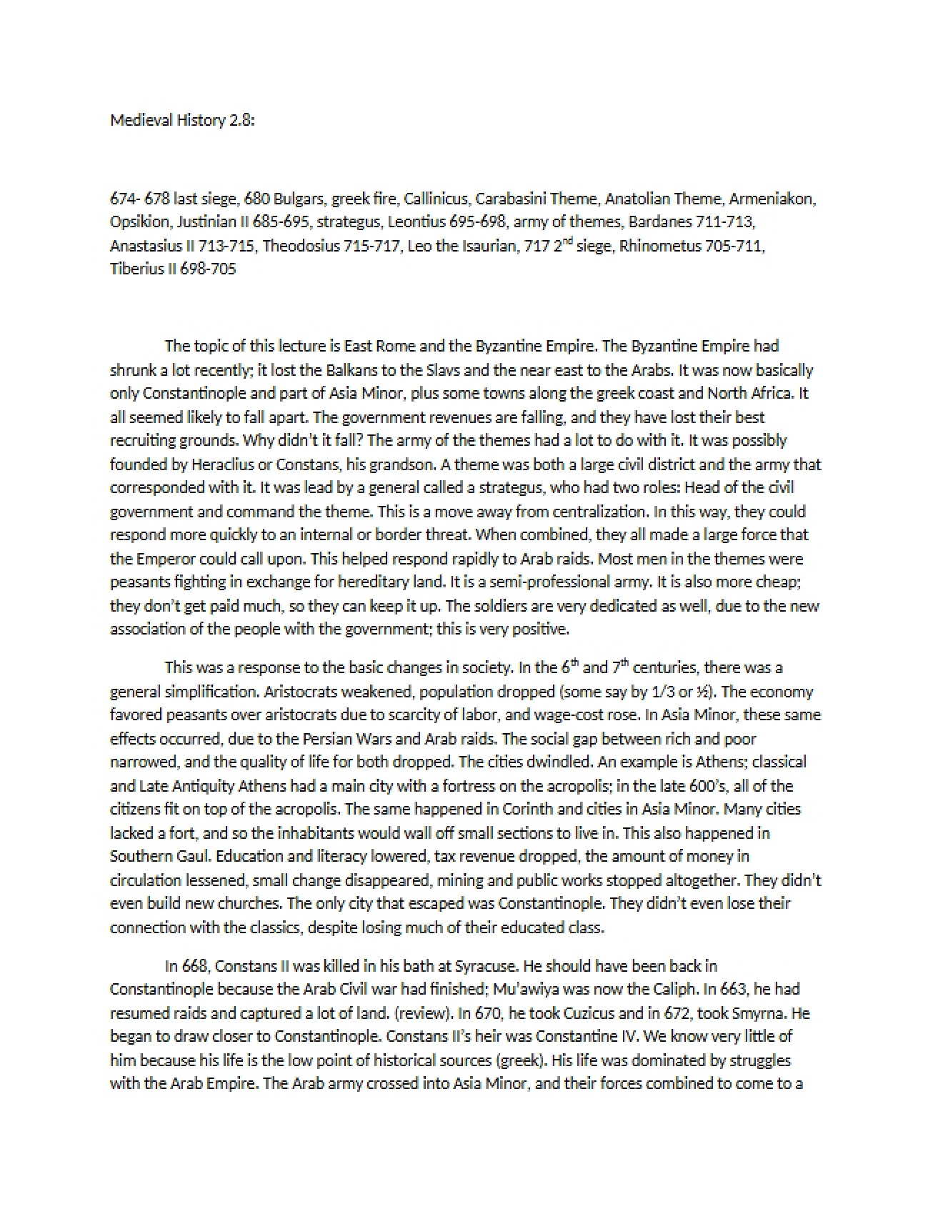 History of the Middle Ages (Part 2)