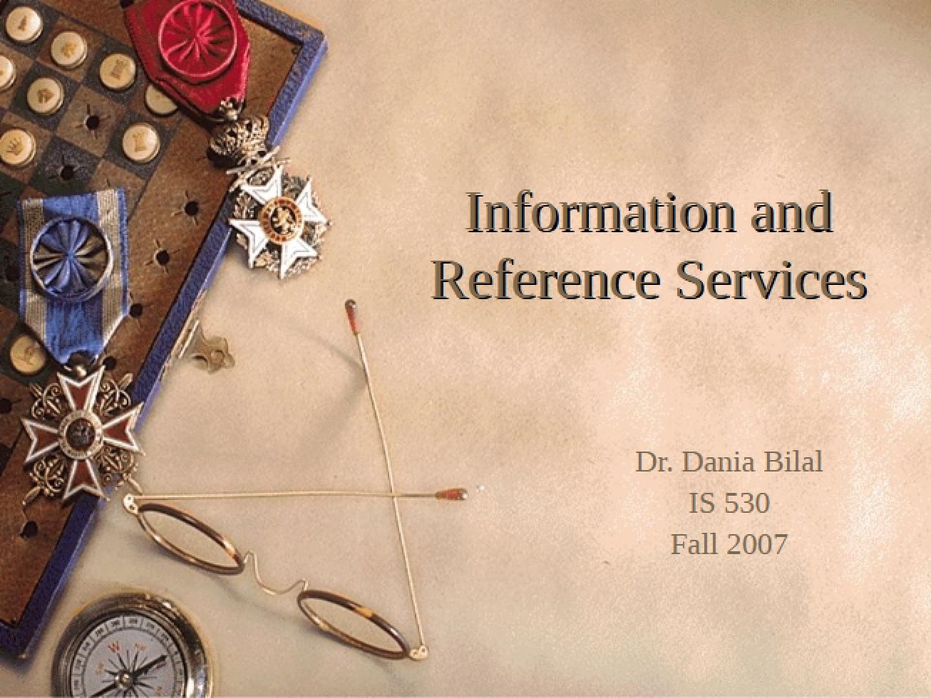 Reference and Information Services - IS 530
